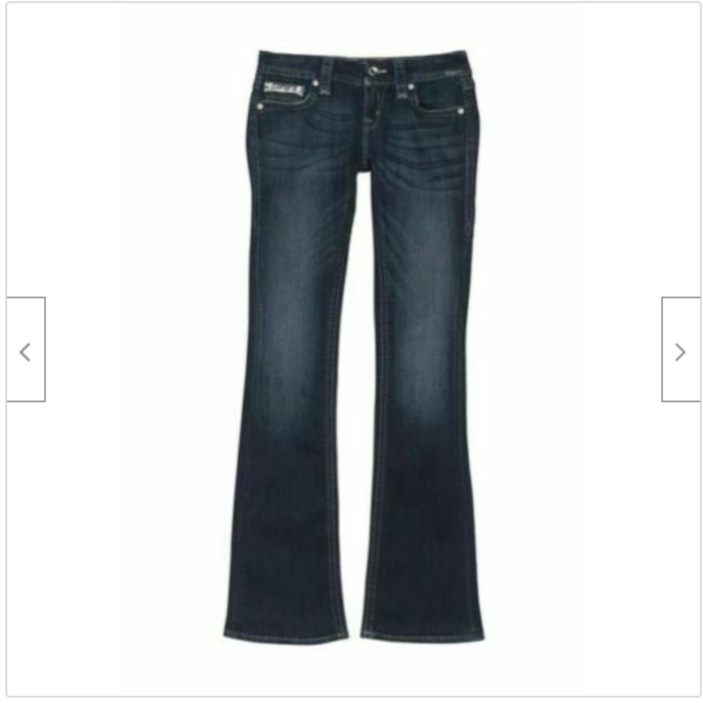 Rock Revival Size 24 Dark Wash Embellished Bootcut Jeans NEW! Never been worn.